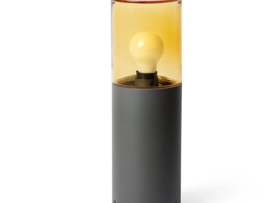 Φωτιστικό Δαπέδου Kila H40cm E27 Dark Grey-Orange Faro Barcelona