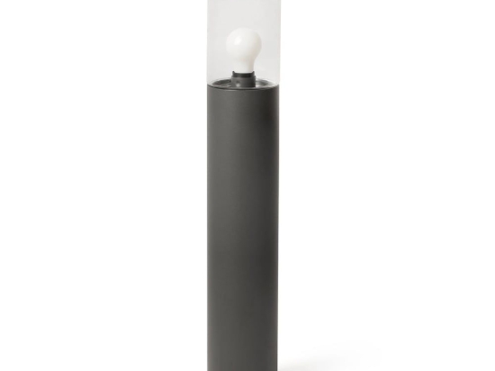 Φωτιστικό Δαπέδου Kila H70cm E27 Dark Grey-Transparent Faro Barcelona