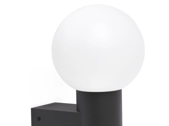 Φωτιστικό Τοίχου Moon 74432A-01 E27 max 15W Dark Grey Faro Barcelona