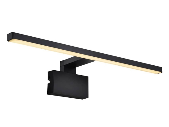 Φωτιστικό Μπάνιου - Τοίχου Marlee 2110701003 50x13,6x3,8cm Led 800lm 8,9W 3000K Black Nordlux Μέταλλο,Πλαστικό