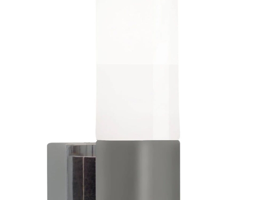 Φωτιστικό Μπάνιου - Τοίχου Tangers Single 17131032 E14 18,5x9,5cm Brushed Steel Nordlux Μέταλλο,Γυαλί