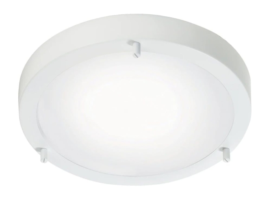 Φωτιστικό Οροφής - Πλαφονιέρα Ancona Maxi 25316101 E27 31,5x8cm White Nordlux Μέταλλο,Γυαλί