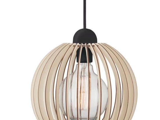 Φωτιστικό Οροφής Κρεμαστό Chino 25 84823014 E27 60W 25x23cm Natural Nordlux