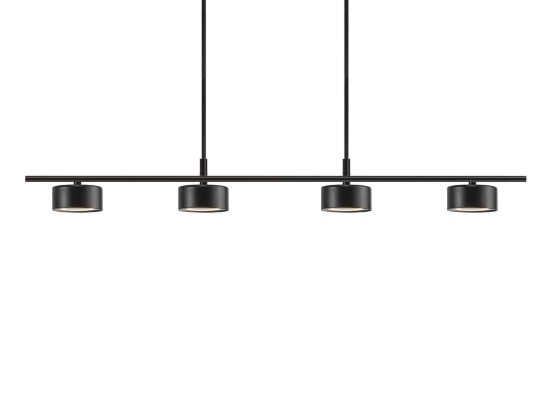 Φωτιστικό Οροφής - Ράγα Clyde 4 2010813003 Led 4X5W 2700K 4x350lm 115x9,3cm Black Nordlux