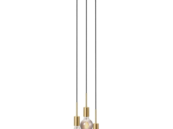Φωτιστικό Οροφής Κρεμαστό Paco 3 2112063035 E27 40W 4,2x17,3x200cm Brass Nordlux