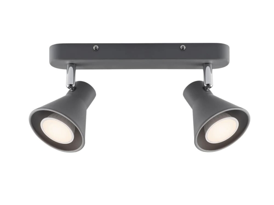 Φωτιστικό Οροφής - Spot Eik 2 45770110 GU10 35W 15x26cm Grey Nordlux