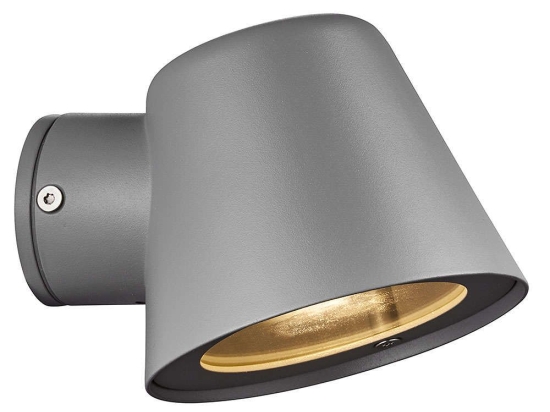 Φωτιστικό Τοίχου Aleria 2019131010 14,7x10,7cm 1xGU10 35W IP44 Grey Nordlux Μέταλλο