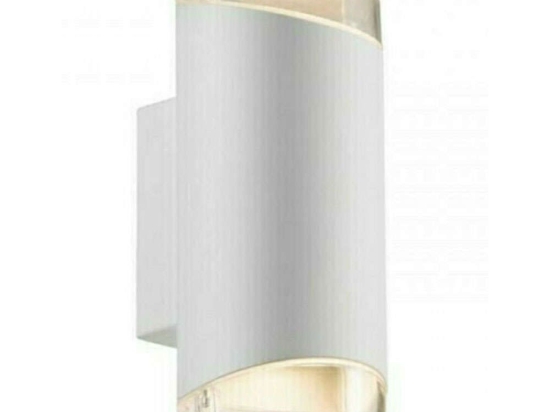 Φωτιστικό Τοίχου Arn Double 45481001 11x22cm 2xGU10 28W IP44 White Nordlux Αλουμίνιο, Πλαστικό