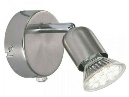 Φωτιστικό Τοίχου Avenue 76551132 13x10cm 1xGU10 3W Steel Nordlux Μέταλλο
