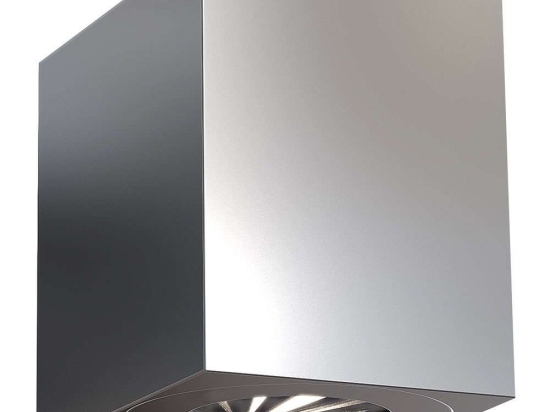 Φωτιστικό Τοίχου Canto Kubi 2 49711034 10x8,7x10,4 Led 500Lm 2x6W 2700K IP44 Steel Nordlux Ανοξείδωτο Ατσάλι