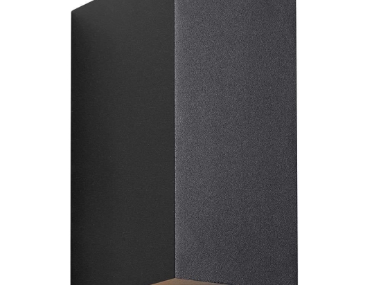 Φωτιστικό Τοίχου Canto Maxi Kubi 2 49731003 10x8,7x17cm 2xGU10 28W IP44 Black Nordlux Αλουμίνιο