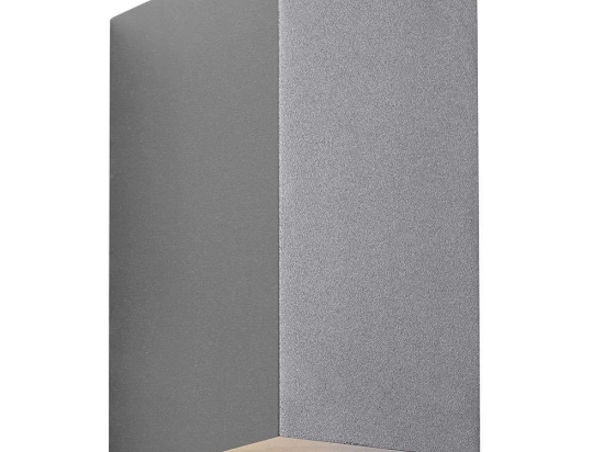 Φωτιστικό Τοίχου Canto Maxi Kubi 2 49731010 10x8,7x17cm 2xGU10 28W IP44 Grey Nordlux Αλουμίνιο
