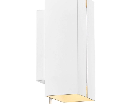 Φωτιστικό Τοίχου Curtiz 2110551001 8,4x18cm Dimmable Led 3-Step 2x4,5W 2700K White Nordlux Μέταλλο,Αλουμίνιο