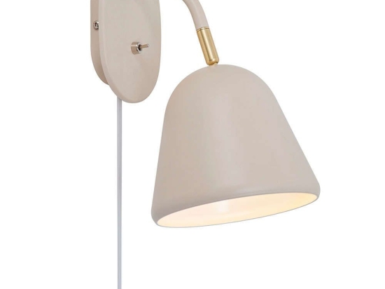 Φωτιστικό Τοίχου Fleur 2112101001 21,2x26,4cm 1xE14 15W Beige Nordlux Μέταλλο
