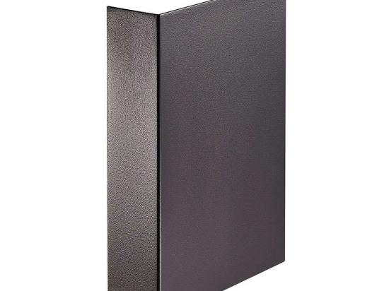 Φωτιστικό Τοίχου Fold 15 2019051003 10,5x21cm Led 2x200Lm 3,5W 3000K IP54 Black Nordlux Αλουμίνιο, Πλαστικό