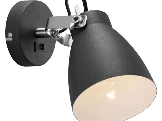 Φωτιστικό Τοίχου Largo 47051003 26x18cm 1xE27 25W Black Nordlux Μέταλλο