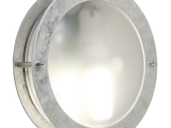 Φωτιστικό Τοίχου Malte 21861031 Φ24cm 1xE27 60W IP54 Steel Nordlux Ατσάλι,Πλαστικό