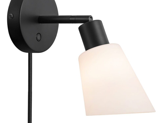 Φωτιστικό Τοίχου Molli 2112811003 16,8x22,5cm 1xE14 40W Black Nordlux Μέταλλο,Γυαλί