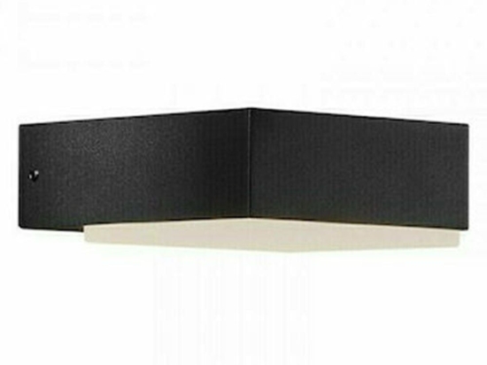 Φωτιστικό Τοίχου Piana 2019081003 15,2x11,3x4,7cm Led 410Lm 7,2W 2700K IP54 Black Nordlux Αλουμίνιο, Πλαστικό