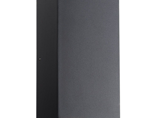 Φωτιστικό Τοίχου - Απλίκα Rold Flat 84151003 9x5,6x16cm Led 350lm 10,5W 3000K Black Nordlux Μέταλλο,Γυαλί