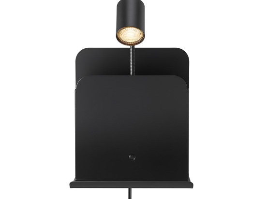 Φωτιστικό Τοίχου Roomi 2112551003 24,8x28,2cm 1xGU10 35W Black Nordlux Μέταλλο