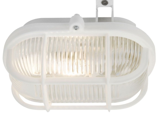 Φωτιστικό Τοίχου Skot 17051001 11x18cm 1xE27 60W IP44 White Nordlux Πλαστικό, Γυαλί