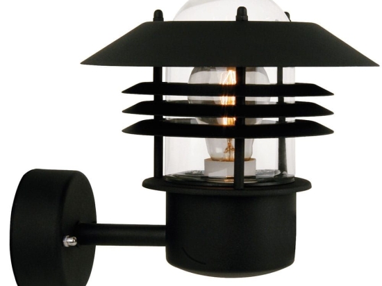 Φωτιστικό Τοίχου Vejers 25091003 22x23cm 1xE27 60W IP54 Black Nordlux Ατσάλι,Γυαλί