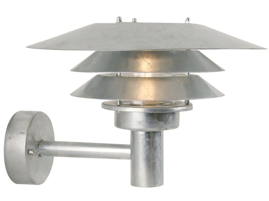 Φωτιστικό Τοίχου Venø 10600619 40x26cm 1xE27 60W IP54 Steel Nordlux Ατσάλι,Πλαστικό