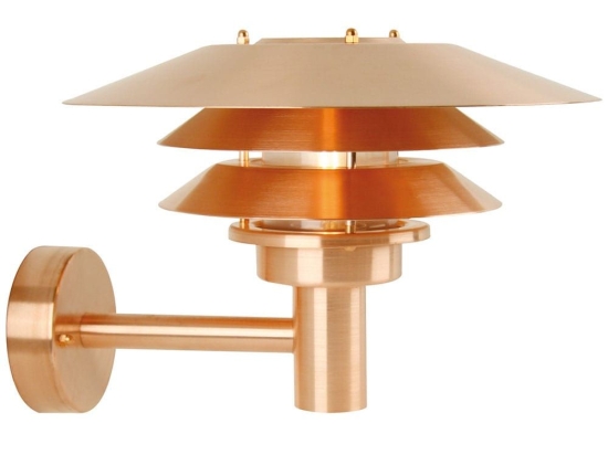 Φωτιστικό Τοίχου Venø 10600625 40x26cm 1xE27 60W IP54 Copper Nordlux Χαλκός,Πλαστικό