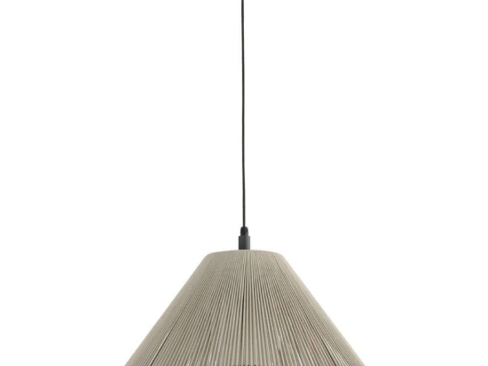 Φωτιστικό Οροφής Saigon Hole 71579C-09 Φ66,5x38cm 1xE27 15W Beige-Dark Grey Faro Barcelona
