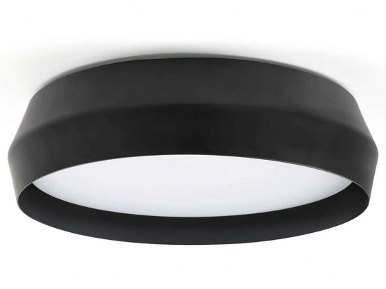 Φωτιστικό Οροφής-Πλαφονιέρα Shoku 64279 Φ35x9,3cm Dim Led 24W 2700K Black Faro Barcelona