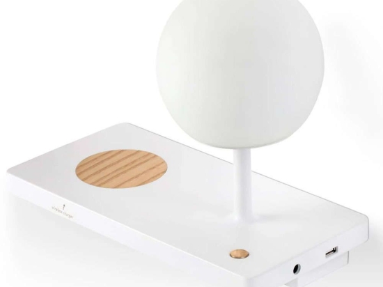 Φωτιστικό Τοίχου Με Φορτιστή Niko L 01026A 30x14,5x22cm Dim Led 7W White-Natural Faro Barcelona