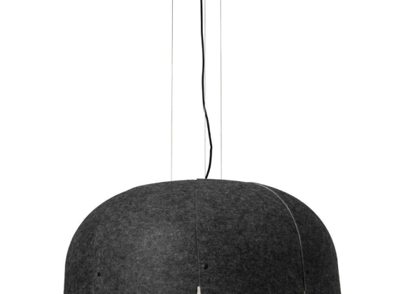 Φωτιστικό Οροφής Mute 20103DA Φ80x37cm Dim Led 2500lm 24W 4000K Dark Grey Faro Barcelona