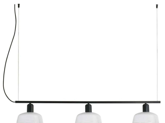 Φωτιστικό Οροφής-Ράγα Tatawin 20338-116 100x8,1cm 3xE27 G45 15W Black-White Faro Barcelona