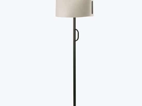 Φωτιστικό Δαπέδου Luang 23003-59 42x30x153cm 1xE27 15W Black-Beige Faro Barcelona