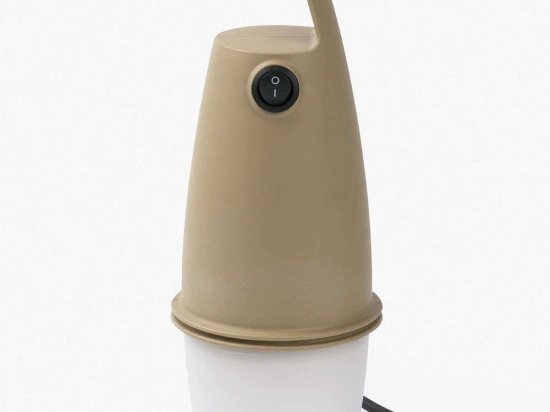 Φωτιστικό Επιτραπέζιο Φορητό Hook 28365 11,5x28cm 1xE27 5W Brown Faro Barcelona