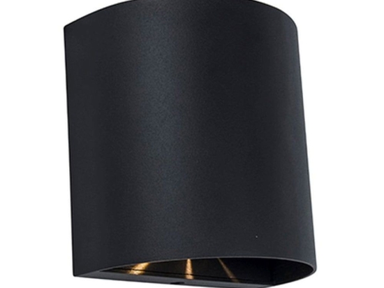Φωτιστικό Τοίχου Up & Down Gemini Beams 5104006012 11x7,3m 3000K 400Lm Black Lutec