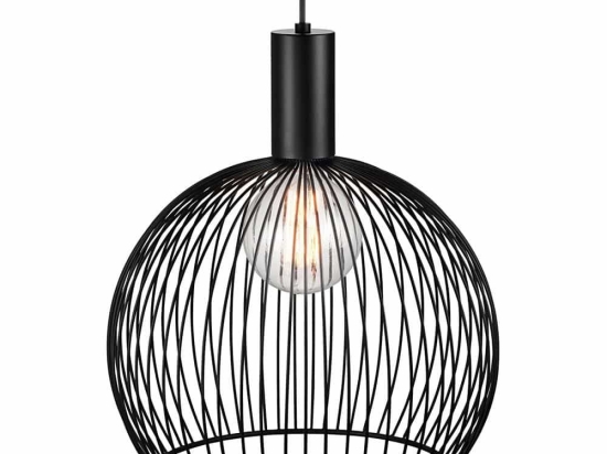 Φωτιστικό Οροφής Κρεμαστό Aver 40 40x45,5x300cm E27 Black Dftp