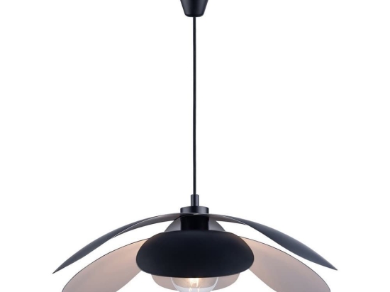 Φωτιστικό Οροφής Κρεμαστό Maple 55 19x55x300cm E27 Black Dftp