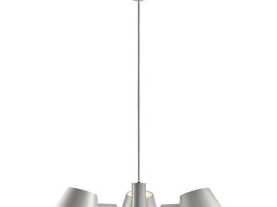 Φωτιστικό Οροφής Κρεμαστό Stay 3 60x12x300cm E27 Grey Dftp