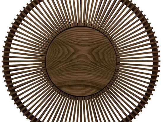 Φωτιστικό Τοίχου - Οροφής Clava 2359 Φ49x16,6cm 1xE27 15W Dark Oak Umage