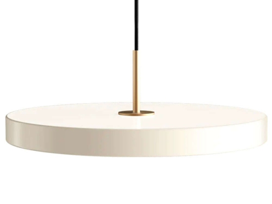 Φωτιστικό Οροφής Asteria 2170 43x14cm Led 1300lm 16W 3000K White-Brass Umage