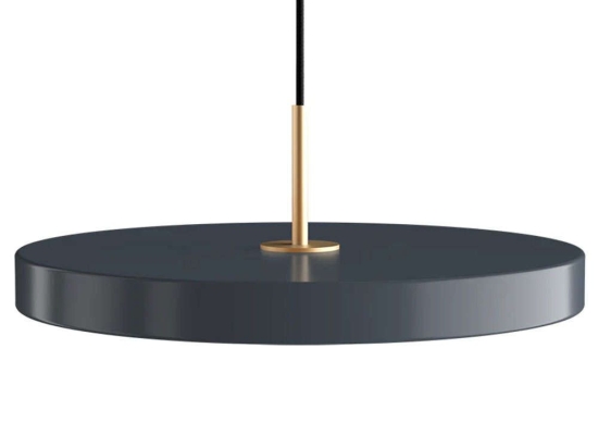 Φωτιστικό Οροφής Asteria 2171 43x14cm Led 1300lm 16W 3000K Anthracite-Brass Umage