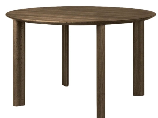 Τραπέζι Τραπεζαρίας Comfort Circle Smooth 5856C5856-2 Φ120x74,7cm Dark Oak Umage Ατσάλι,Ξύλο,Mdf