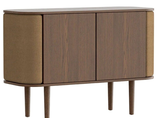 Μπουφές Treasures Horizons S 5774C711-01 109x43x75cm Dark Oak-Sugar Umage Ατσάλι,Ξύλο