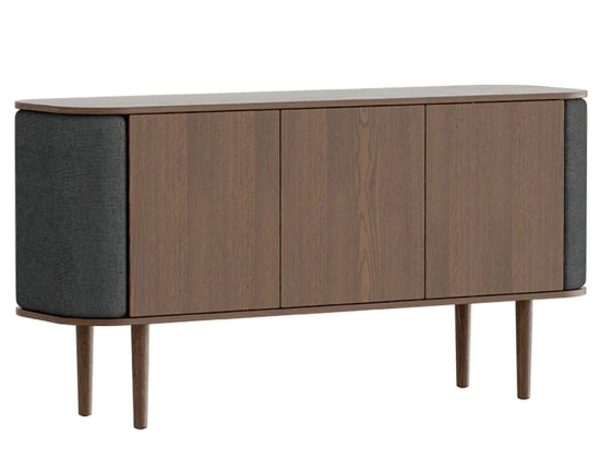 Μπουφές Treasures Horizons S 5775C711-04 150x43x75cm Dark Oak-Dark Grey Umage Ατσάλι,Ξύλο