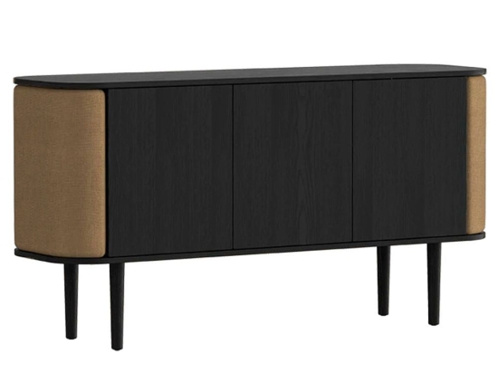 Μπουφές Treasures Horizons S 5107C709-01 150x43x75cm Black Oak-Sugar Umage Ατσάλι,Ξύλο