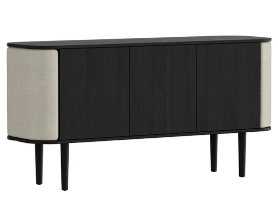 Μπουφές Treasures Horizons S 5107C709-02 150x43x75cm Black Oak-Sand Umage Ατσάλι,Ξύλο