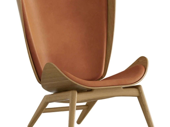 Πολυθρόνα The Reader Dunes 5502C5502-DS21002-NS 78x91x105cm Oak-Rust Umage
