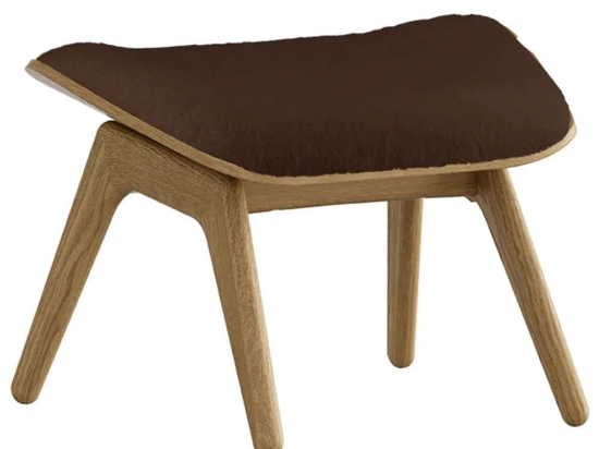 Σκαμπό The Reader Ottoman Teddy Bear 5583NC5583-7N 60x46x42cm Oak-Brown Umage